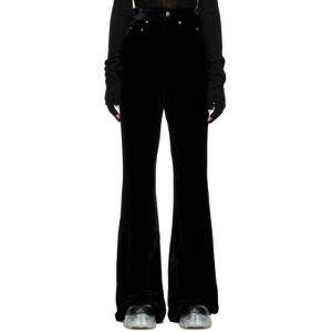 Rick Owens Black Bolan Bootcut Trousers  - 09 Black - Size: WAIST US 29 - female