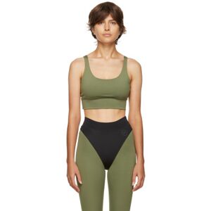 HÉROS Khaki 'The Crop' Top  - Army - Size: Extra Small - female