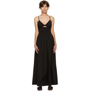 Esse Studios Black Tri Knit Maxi Dress  - Black - Size: AU 6 - female