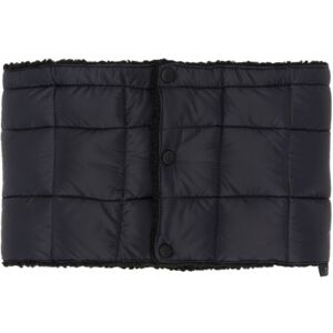 TAION Black Reversible Down Neck Warmer  - Black×Black - Size: UNI - female