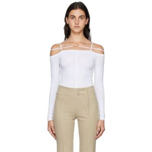JACQUEMUS White Le Papier 'Le T-Shirt Sierra' Long Sleeve T-Shirt  - 100 White - Size: Large - female