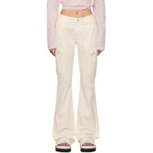 John Elliott Off-White Riley Trousers  - Salt - Size: WAIST US 29 - female