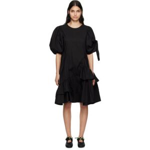 Cecilie Bahnsen Black Danita Midi Dress  - 999 Black - Size: UK 14 - female