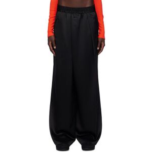 Y-3 Black Wide Trousers  - Black - Size: Extra Small - female