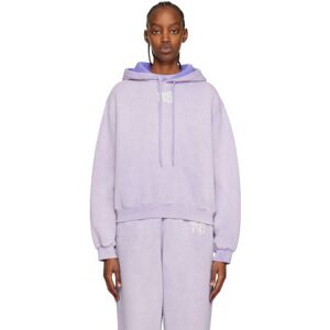 alexanderwang.t Purple Puff Hoodie  - 542 Easter Egg - Size: Extra Small - female