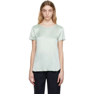 Max Mara Leisure Green Cortona Blouse  - 007 Sage Green - Size: IT 46 - female