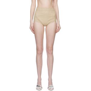 Coperni Beige Hardware Shorts  - Beige - Size: FR 42 - female