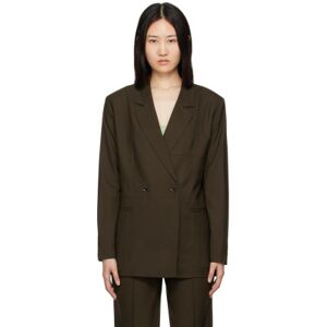 AERON Brown Lubaina Blazer  - Dark Chocolate 204 - Size: FR 40 - female