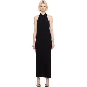 The Row Black Brynlee Maxi Dress  - BLK Black - Size: Large - female