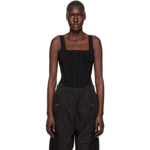 Dion Lee Black Corset Tank Top  - Black - Size: Extra Small - female