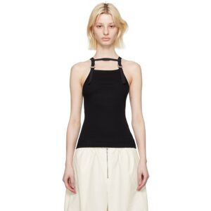 Dion Lee Black Safety Harness Tank Top  - Black - Size: 2X-Small - female