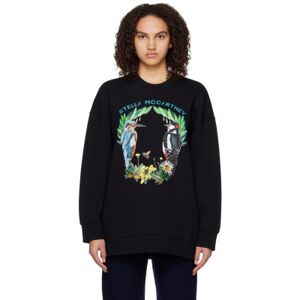 Stella McCartney Black 'The Bird Crest' Sweatshirt  - 1000 Black - Size: IT 40 - female