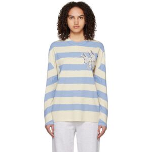 Stella McCartney Off-White & Blue Bunny Long Sleeve T-Shirt  - 9229 Cream/Pale Blue - Size: Extra Small - female