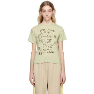 Song for the Mute Green SFTM Sketch T-Shirt  - SAGE - Size: IT 34 - female