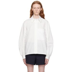 WOOYOUNGMI White Slit Shirt  - White 821W - Size: IT 52 - female