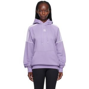 adidas Originals Purple Rekive Hoodie  - Purple - Size: Extra Small - female