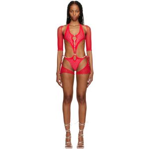 Poster Girl Red Skipper Bodysuit  - Gazpacho - Size: UNI - female