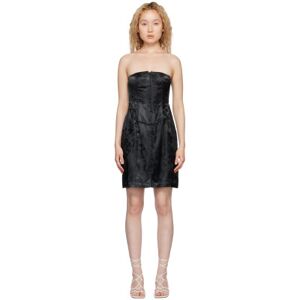 KIM SHUI Black Corset Mini Dress  - Black - Size: Small - female