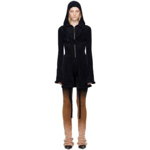 Ottolinger Black Hooded Cardigan  - Black/White - Size: Extra Large - female