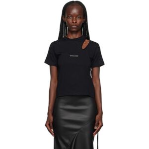 Ottolinger Black Cutout T-Shirt  - Black - Size: Extra Small - female