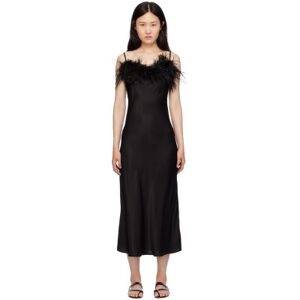 Sleeper Black Boheme Midi Dress  - Black - Size: Extra Small - female