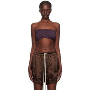 Rick Owens Lilies Purple Twisted Camisole  - 163 Deep Purple - Size: IT 38 - female