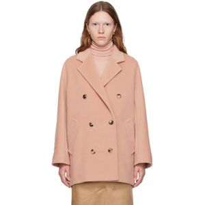 Max Mara Pink Rebus Coat  - 026 Pink - Size: IT 40 - female