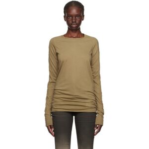 Rick Owens DRKSHDW Green Scarification Long Sleeve T-Shirt  - 25 Pale Green - Size: Extra Small - female