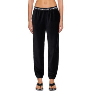 alexanderwang.t Black Elasticized Lounge Pants  - 001 Black - Size: Large - female