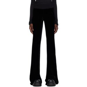 Rick Owens Black Bias Lounge Pants  - 09 Black - Size: IT 38 - female