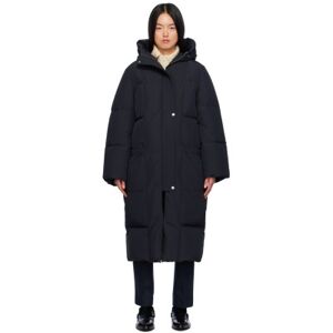 Jil Sander Black Quilted Down Coat  - 001 Black - Size: Medium - female