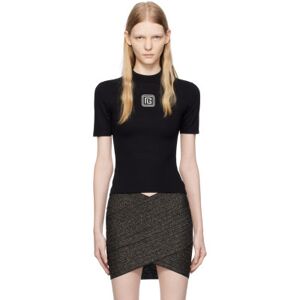 Balmain Black Retro PB T-Shirt  - EAC Noir/Argent - Size: Extra Small - female