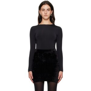 Balenciaga Black Knot Long Sleeve T-Shirt  - 1000 Black - Size: Large - female