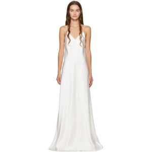 The Row White Guinevere Maxi Dress  - White - Size: Large - female