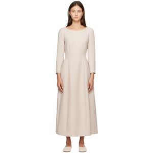 The Row Beige Lilibet Maxi Dress  - Ivory - Size: US 4 - female