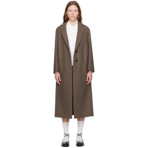 Thom Browne Brown Elongated Coat  - 215 Med Brown - Size: IT 38 - female