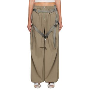 Dion Lee Green Harness Flight Trousers  - Sage - Size: Extra Small - female