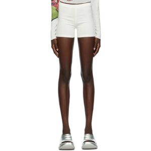 1XBLUE SSENSE Exclusive White 'Best Ass' Shorts  - White - Size: Medium - female