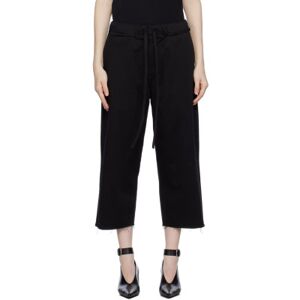 AIREI Black Drawstring Trousers  - Black 1 - Size: 2X-Small - female