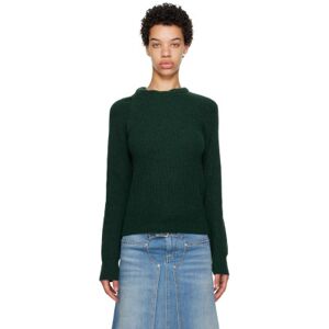 Stella McCartney Green Shifting Knot Sweater  - 3007 FOREST GREEN - Size: Small - female