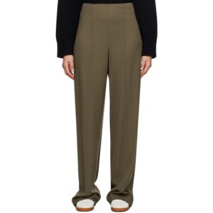 Loulou Studio Brown Hamill Trousers  - BROWN - Size: Extra Small - female