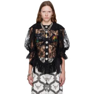 Chopova Lowena Black Superstar Blouse  - Black - Size: Extra Small - female