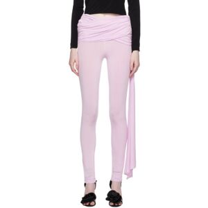 Magda Butrym Pink Layered Leggings  - Pink - Size: FR 38 - female