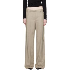 Magda Butrym Taupe Two-Pocket Trousers  - Taupe - Size: FR 36 - female