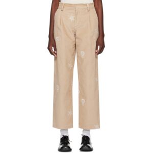 Soulland Beige Aidan Trousers  - Beige - Size: Extra Small - female