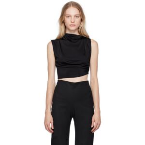 Jade Cropper Black Asymmetric T-Shirt  - 009 Black - Size: Extra Small - female