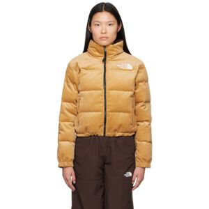 The North Face Tan '92 Nuptse Reversible Down Jacket  - KOK Almond Butter/Co - Size: Extra Small - female