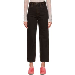 Eckhaus Latta Brown Baggy Jeans  - Mud - Size: WAIST US 25 - female