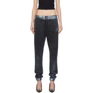 Diesel Black & Blue P-Leb Lounge Pants  - 900A - Size: Extra Small - female