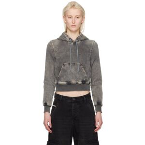 Diesel Gray D-Angy Hoodie  - 2 - Size: Extra Small - female